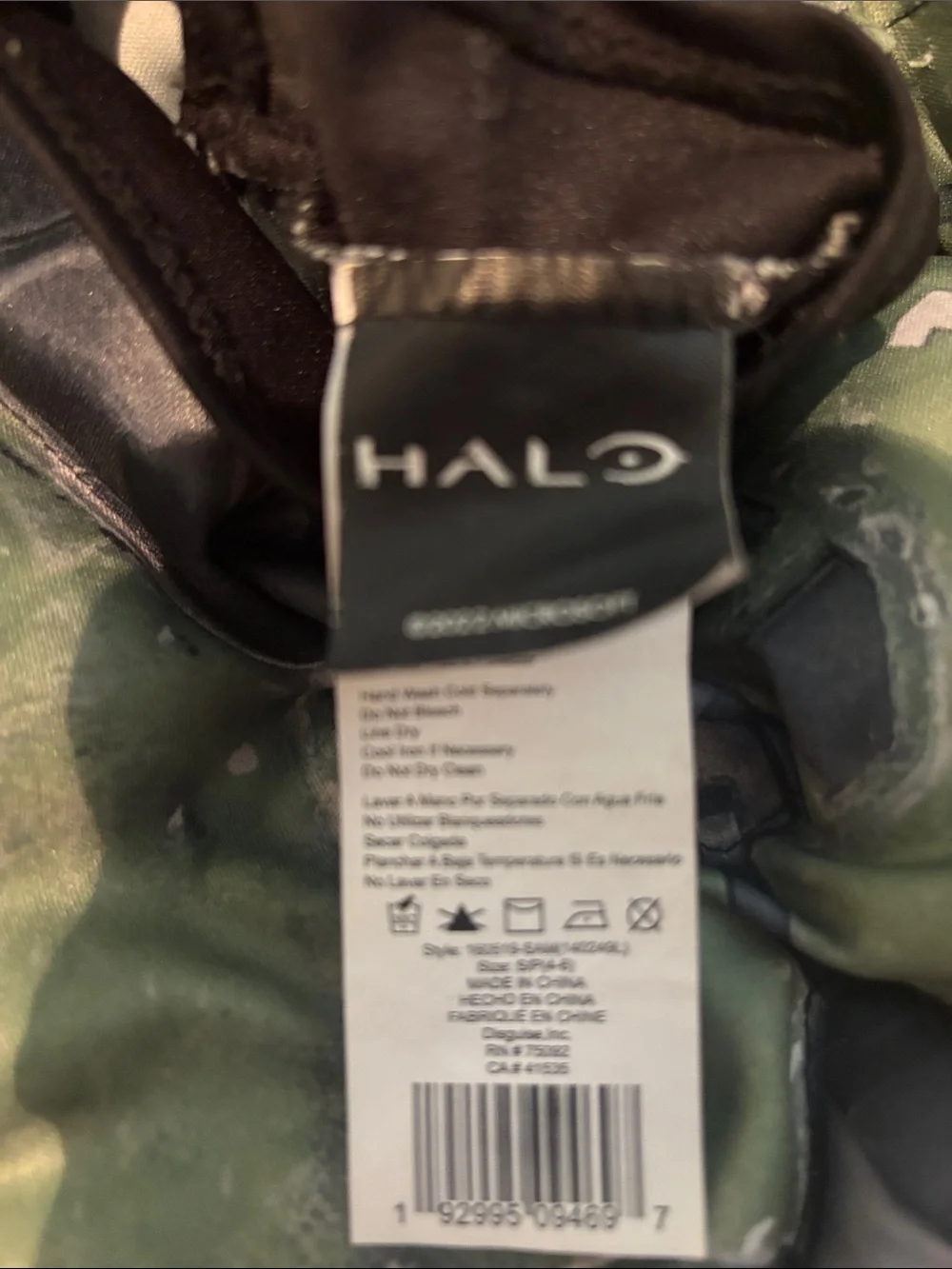 HALO REAL MASTER CHIEF Kids COSTUME preowned normal